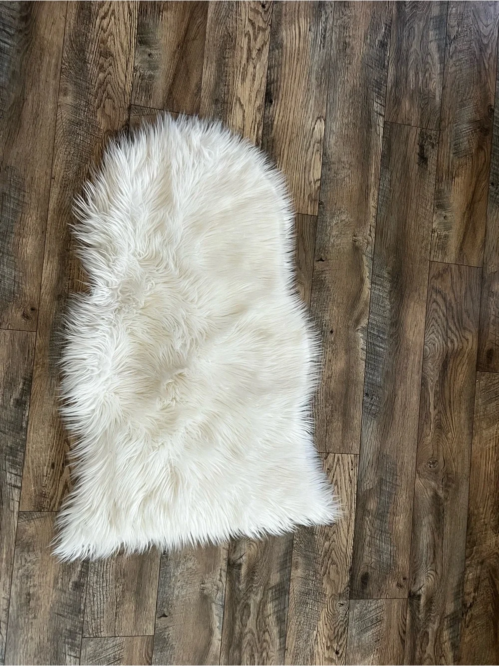 Faux sheep skin sofa decor